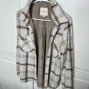 Thread & Supply Beige Textured Jacket